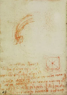 Apuntes de geometría sobre el círculo; estudio perteneciente al Códice Forster III, c.26v