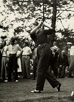 Images Dated 9th May 2011: The golfer M. G. Bentley during a shot
