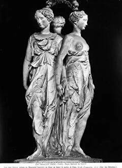Images Dated 4th April 2012: The three Graces that make up the monument in which the heart of Enrico II is placed
