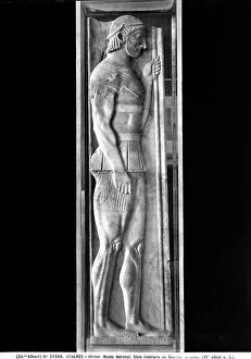 Images Dated 11th April 2012: Grave stele of the soldier Aristion; located in the National Museum of Athens