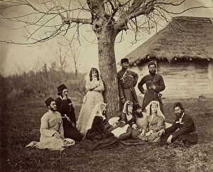 Images Dated 4th April 2011: Group of men and women from Caucasia
