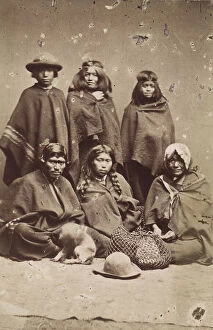 Images Dated 9th January 2008: Group of native Chileans, image image taken from the photo album 'Vistas in Chile'