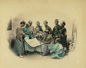 Japan: A group of southern Japanese officers