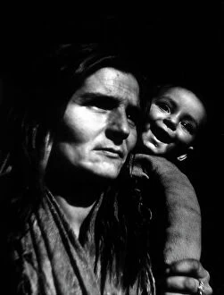 Images Dated 23rd June 2009: 'Gypsy Motherhood'. Gypsy mother and her son