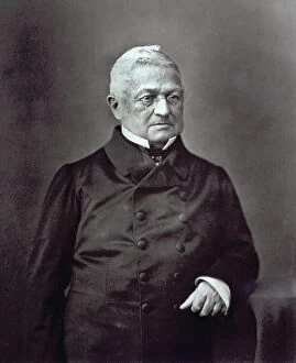 Images Dated 24th September 2008: Half-length portrait of the French statesman Adolphe Thiers in a dark double-breasted suit