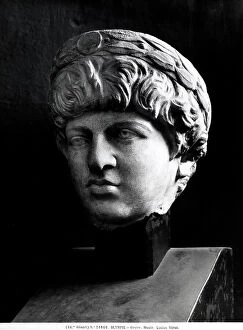 Images Dated 17th March 2009: Head of the emperor Lucius Verus, in the Museum at Olympia
