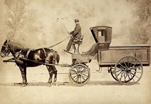 Images Dated 13th May 2011: Hearse with coachman