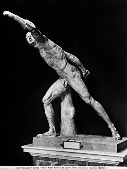 Images Dated 25th July 2011: Hero warrior, called the 'Bourgeois gladiator', on display at the Louvre Museum, Paris