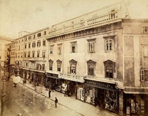 Images Dated 11th April 2011: Hirschl Palace in Trieste (n 19 of the actual Corso Italia), since 1891, seat of the atelier