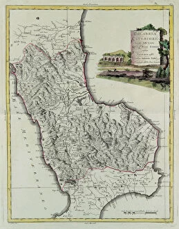 Images Dated 17th May 2010: Hither Calabria, engraving by G. Zuliani taken from Tome II of the 'Newest Atlas' published in