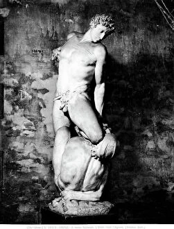 Images Dated 17th January 2007: Honor defeating Deceit, marble, Vincenzo Danti (1530-1576), The Bargello National Museum, Florence