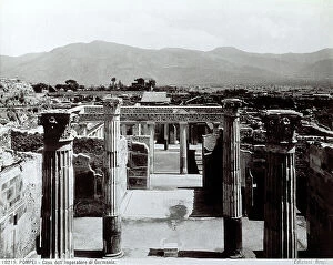 Images Dated 10th January 2011: The house of the Emperor of Germany at Pompeii