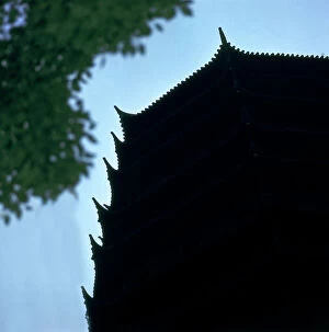 Images Dated 17th July 2008: Huang-Tcheu, inside an ancient Buddist temple, 1969
