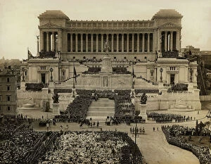 Images Dated 6th October 2011: Inauguration of the Monument to Victor Emanuel II (Vittoriano o Altare della Patria)