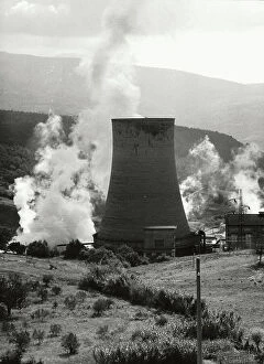 Images Dated 14th April 2011: Industrial chimney in Serrazzano