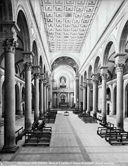 Images Dated 31st January 2007: Interior of the Basilica of S. Lorenzo
