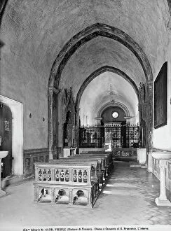 Images Dated 23rd April 2012: Interior of the Church of San Francesco, Fiesole
