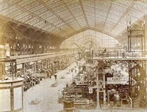 Images Dated 3rd December 2007: Interior of the Galerie des machines, at the 1889 world's fair in Paris