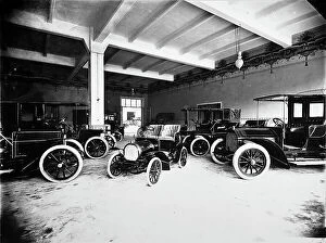 Images Dated 22nd March 2011: Interior of the 'Garages Riuniti' mechanics on Via Alamanni, Florence