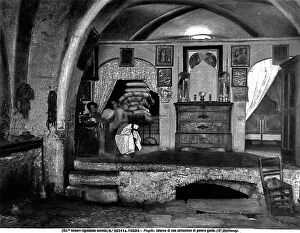 Images Dated 15th November 2011: Interior of a home in the early 1900s in Foggia
