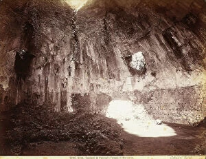 Images Dated 11th April 2005: The interior of Mercury's Temple-Grotto in Baia on the outskirts of Pozzuoli