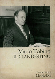 Images Dated 10th October 2011: Italian narrators, Mondadori: Portrait of Mario Tobino (1910-1991), writer