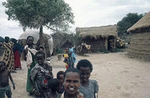 Images Dated 16th November 2009: Jalalaxi: Ogaden refugee camp (war with Ethiopia). Various views of the camp