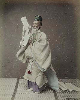 Japan: Japan. Portrait of a Shinto priest