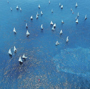 Images Dated 30th November 2009: Junior Regata in front of San Remo