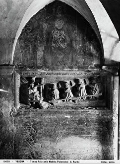 Images Dated 26th May 2010: The jurist Antonio Pelacani teaching his students, tombstone, Lower Church of S. Fermo, Verona
