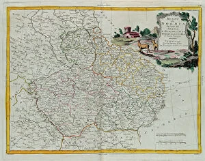 Images Dated 18th May 2010: Kingdom of Bohemia, Duchy of Silesia and the Marquessates of Moravia and Lusatia, engraving by G