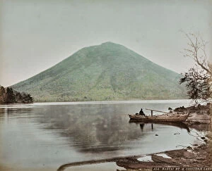 Japan: Lake Chuzenji with Mount Nantai, Japan