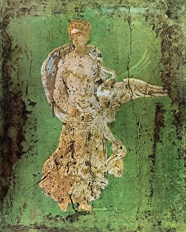 Images Dated 18th February 2011: Leda; wall painting from Pompeii. Museo Archeologico Nazionale, Naples