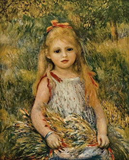 Images Dated 3rd March 2011: The Little Gleaner, oil on canvas, Pierre Auguste Renoir (1841-1919), Museu de Arte de So Paulo