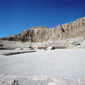 Images Dated 15th November 2011: Luxor Deir el-Bahari, is the valley where stands the temple and the necropolis of Ashepsut
