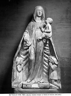 Images Dated 23rd April 2012: Madonna of soccorso, statue conserved in the Accademia Georgica of Treia