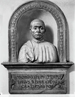 Images Dated 23rd February 2011: The marble bust of Onofrio di Pietro. Work by Benedetto da Maiano