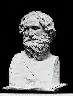 Images Dated 18th June 2009: Marble bust-portrait of Archidamus, at the National Archaeological Museum in Naples