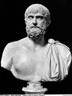 Images Dated 18th November 2011: Marble bust representing the Roman emperor Pupienus, work preserved in the National Archaeological