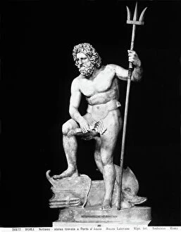 Images Dated 28th November 2008: Marble statue of the god Neptune. Roman copy of Hellenistic age original, Lateran Museum, Rome