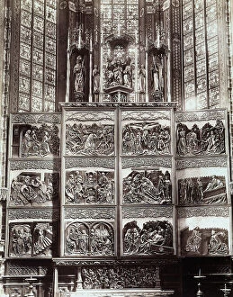 Images Dated 30th March 2011: Marian altar frontal, work by Veit Stoss collocated in St. Mary's Church, in Cracow