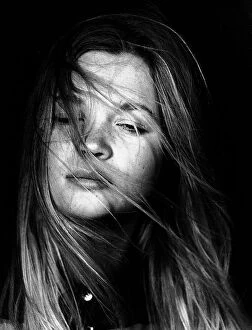 Images Dated 9th May 2011: 'Maril'. Portrait of a young woman with wind-swept hair