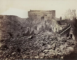 Images Dated 28th April 2011: Massa destroyed by the lava of the eruption of Vesuvius on 26 April 1872