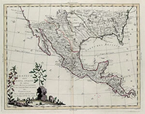 Images Dated 15th March 2011: Mexico or New Spain containing New Mexico, California with a part of the adjacent countries