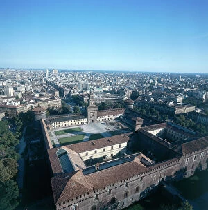 Images Dated 28th August 2007: Milan: Castello Sforzesco