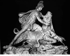 Images Dated 10th August 2011: Mithra slaying the bull, the representation of the Mithraic cult, the Vatican Museums, Vatican City