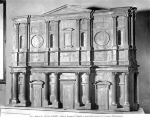 Images Dated 17th October 2006: Model for the faade of the Basilica of San Lorenzo, wood, Michelangelo Buonarroti (1475-1564)