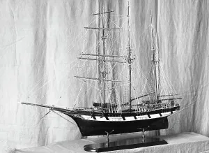 Modell eines Segelschiffs