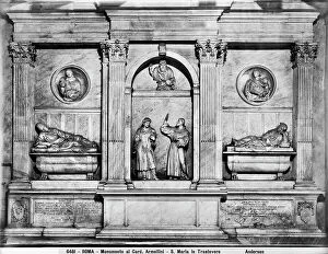 Images Dated 12th October 2010: Monument to Cardinal Francesco Armellini, designed by Baldassare Tommaso Peruzzi (1481-1536)