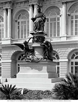 Images Dated 5th June 2008: Monument to Maria Brignole Sale, Duchess of Galliera. Work by Giulio Monteverde
